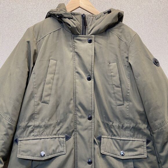 Michael Kors Quilted Lined Jacket Insulated Hooded Coat Women’s Medium - Picture 3 of 8